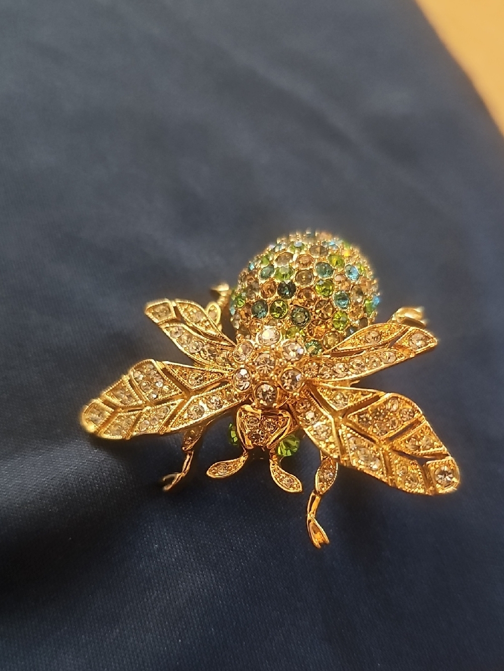 CINER for Joan Rivers Colorful Pave Bee Brooch Pin - Picture 8 of 16
